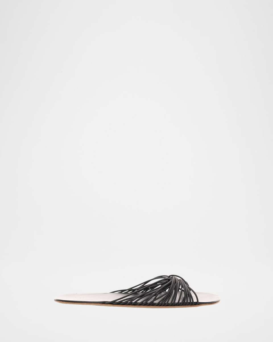 Sara Elastic Thong Slide Sandals
